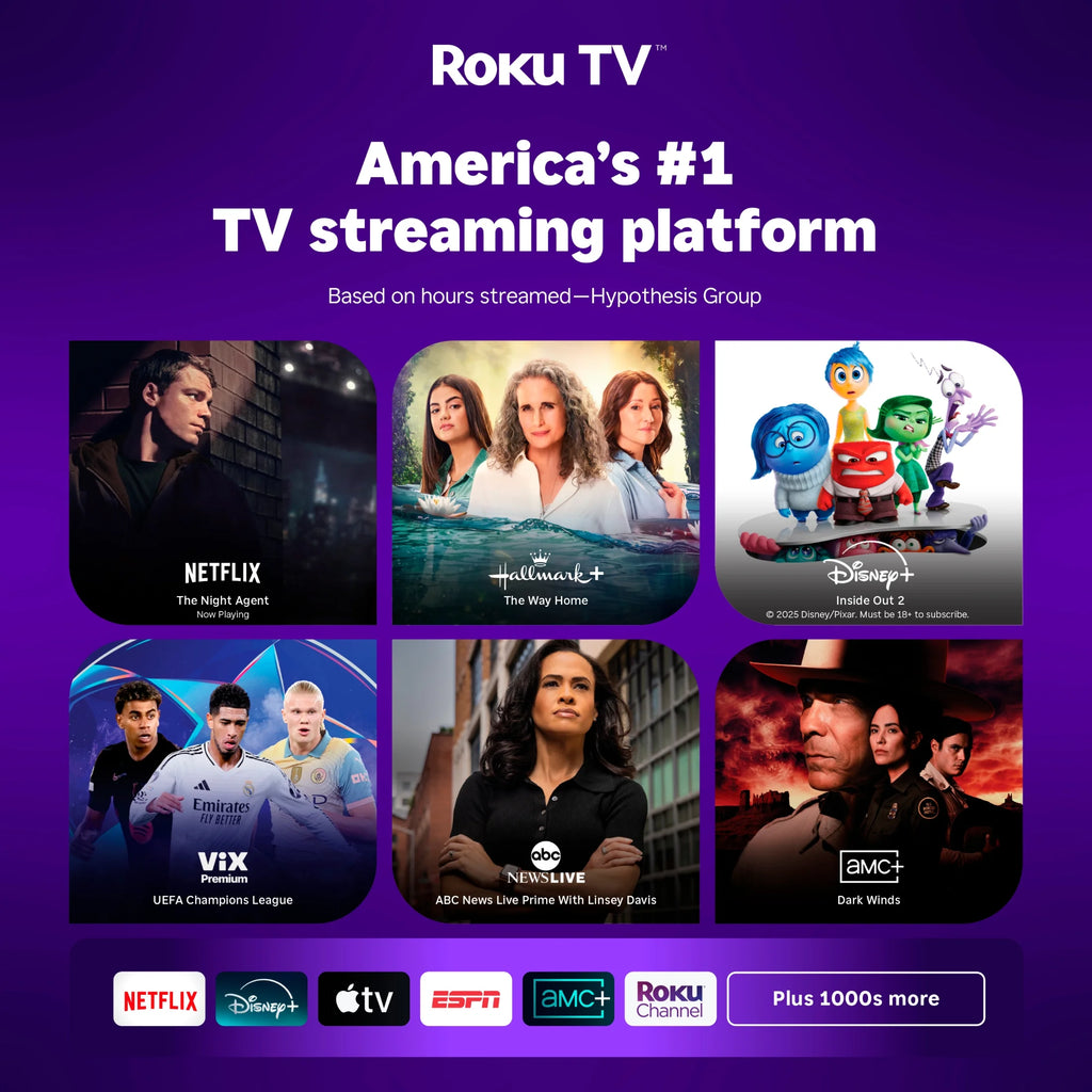 50" Class 4K UHD LED Roku Smart TV HDR 50R6E